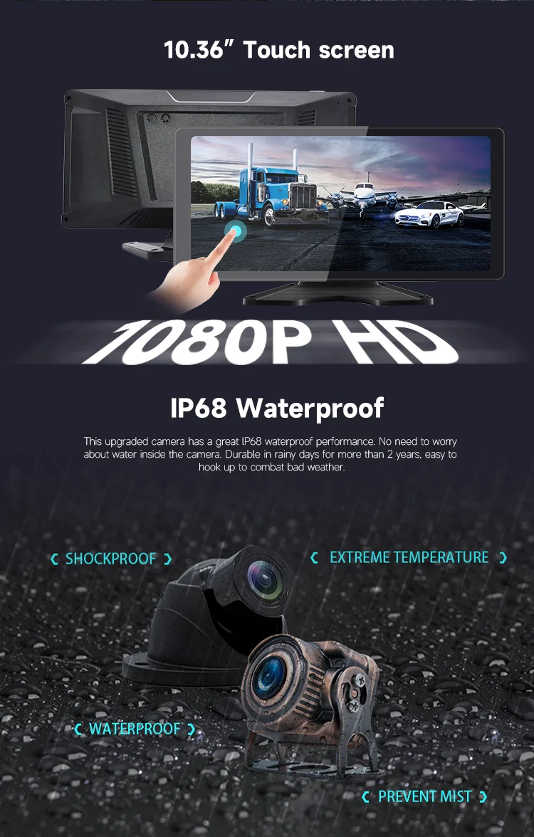 10.36 inch Portable Apple Carplay & Android Auto Wireless Car DVR 10.36 inch Portable Apple Carplay & Android Auto Wireless Car DVR