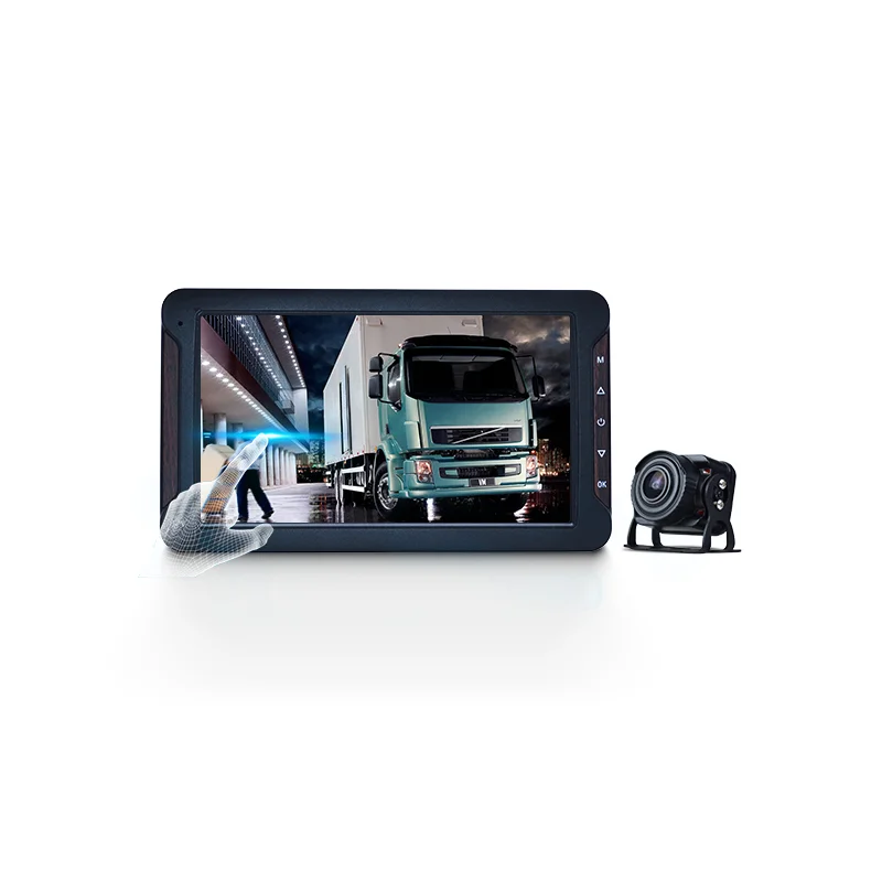 1080P 7 Inch Backup Camera System Wide Angle IP68 Waterproof Camera