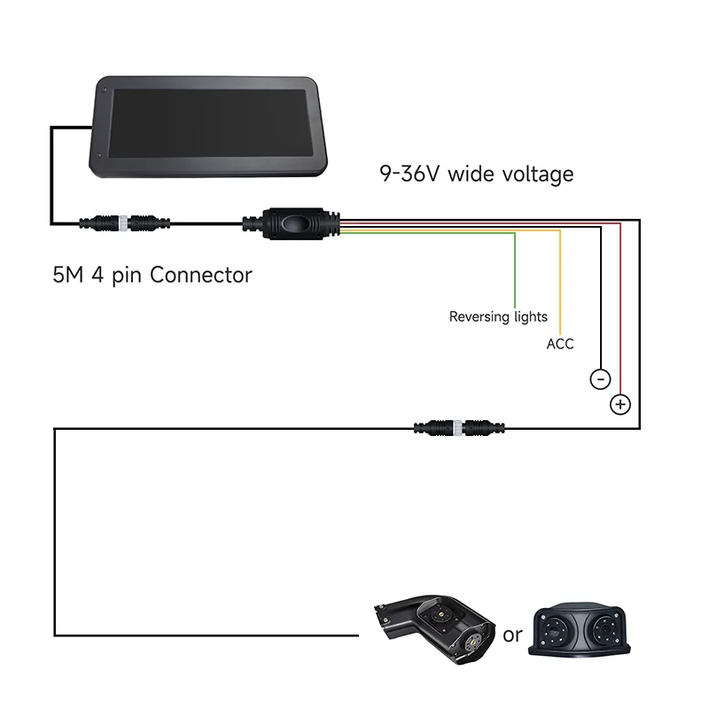 12.3 Inch IPS Truck Bus Electronic Rearview Mirror with 2CH camera