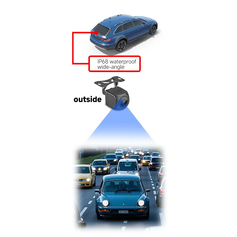 3 Channel 4G AI Dashcam with ADAS DMS GPS WIFI for Fleet Management
