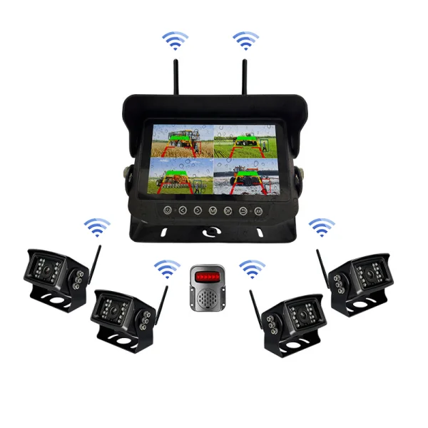 Wireless Backup Camera 7-inch IP67 Waterproof Monitor IP68 Camera
