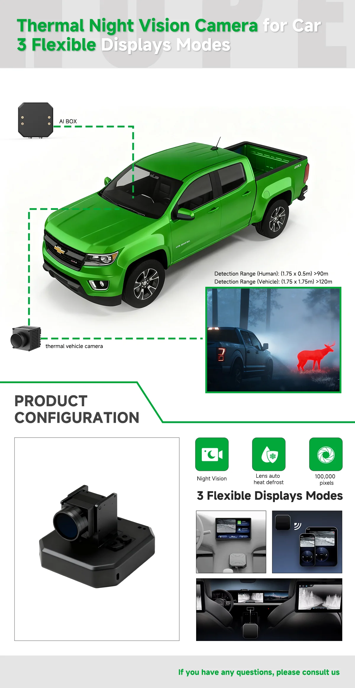 Thermal vehicle camera Thermal vehicle camera
