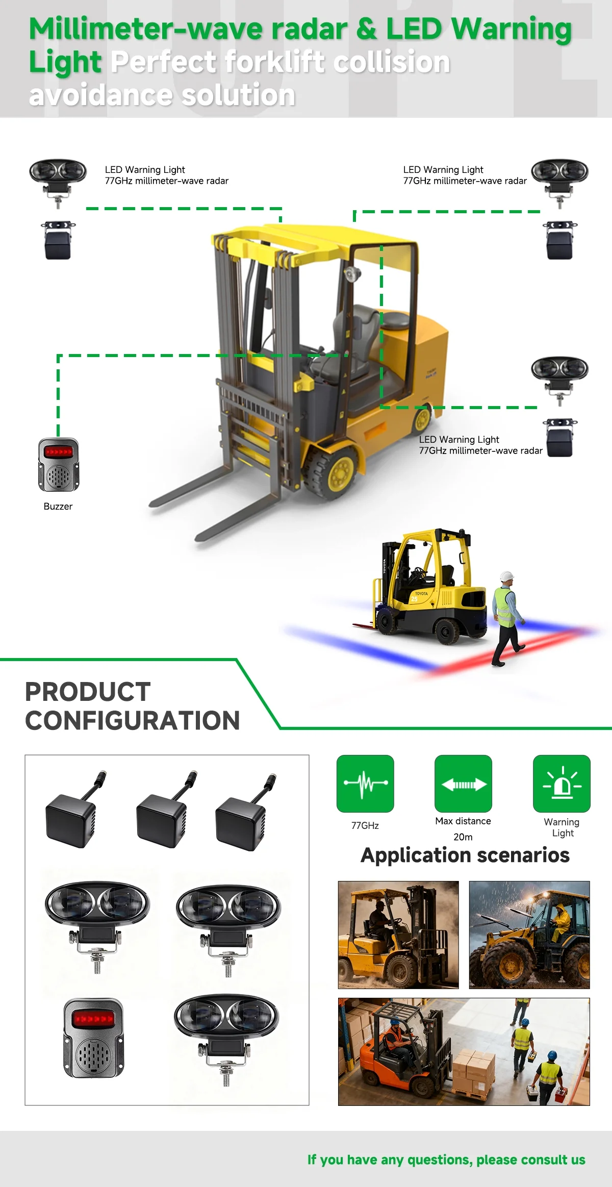 Perfect forklift collision avoidance system Perfect forklift collision avoidance system