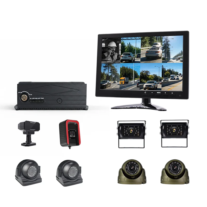 8CH 1080P MDVR SD Card Storage Surveillance Ultrasonic Video recorder