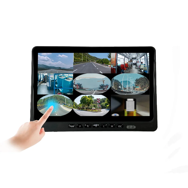 10.1" 8CH 4G Driving Recorder System 360° Panoramia Perspective Touch Monitor