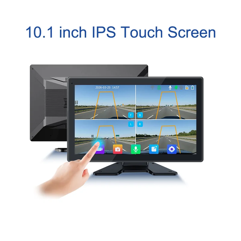4-Channel Truck Commercial Vehicle DVR with BSD Blind Spot Detection
